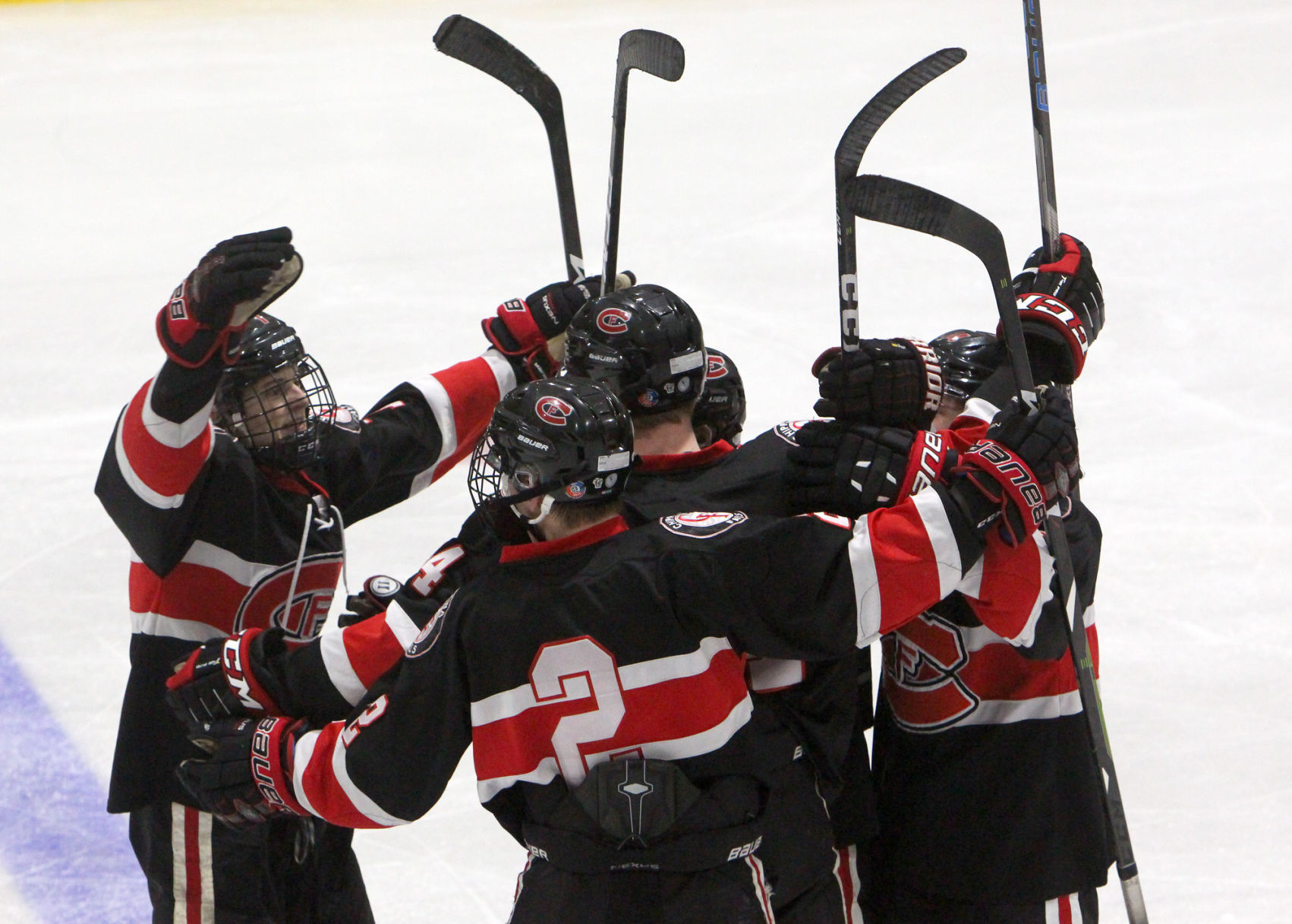 Chi-Hi boys hockey vs Hudson in Wisconsin Rapids 2-29-20